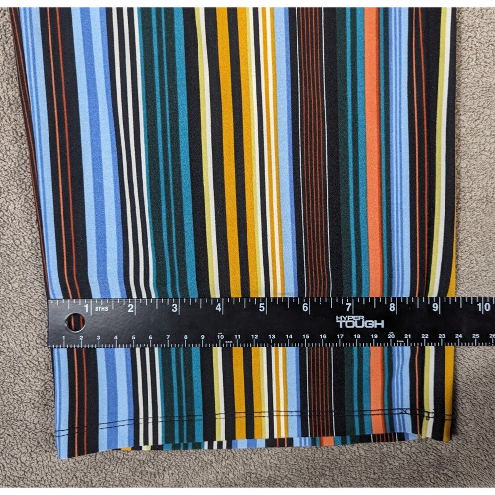 Melissa Paige Womens Striped Colorful Wide Pants Size Pettie Small - Picture 6 of 7